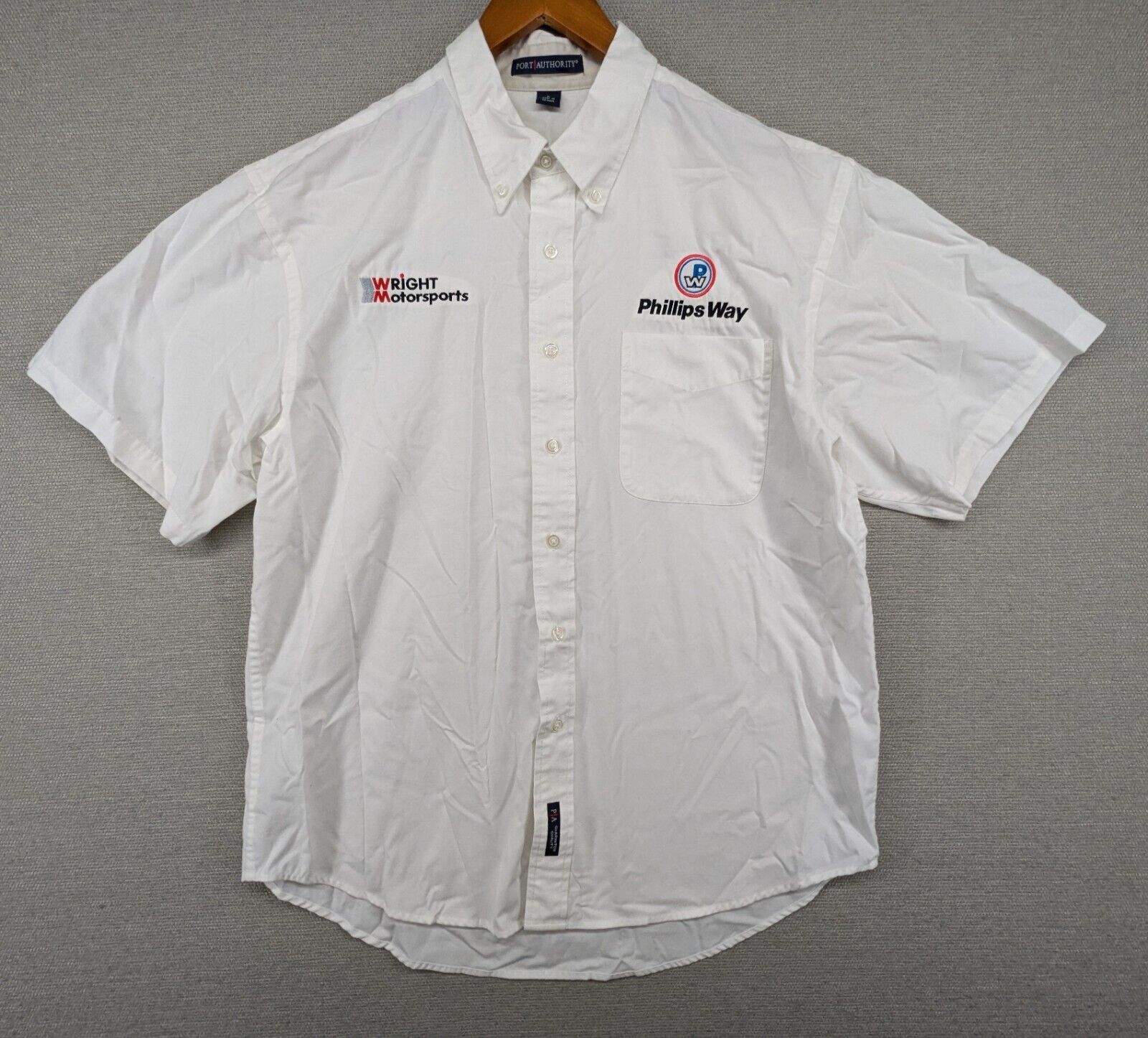 Wright Motorsports Phillips Way Racing Crew Shirt Large Rolex 24 Gt 2009 B143